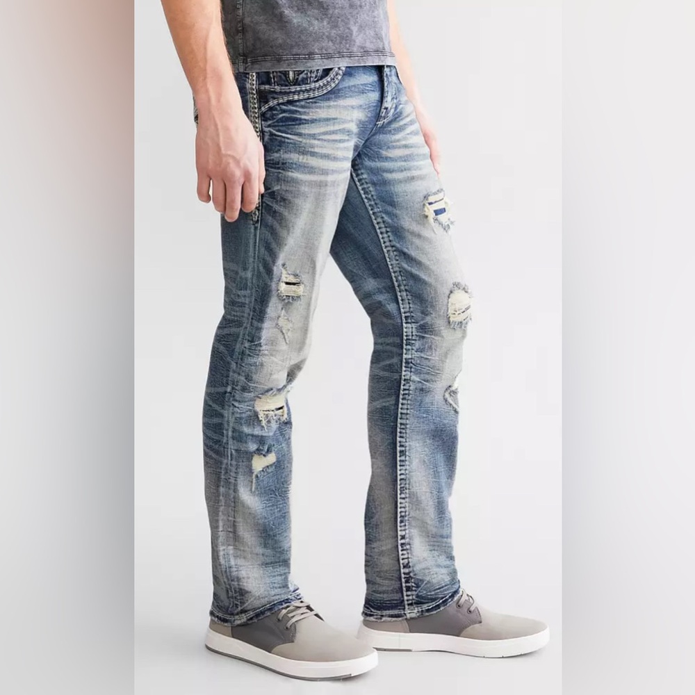 Rock Revival Chason Slim Straight Stretch Jean - Picture 2 of 10
